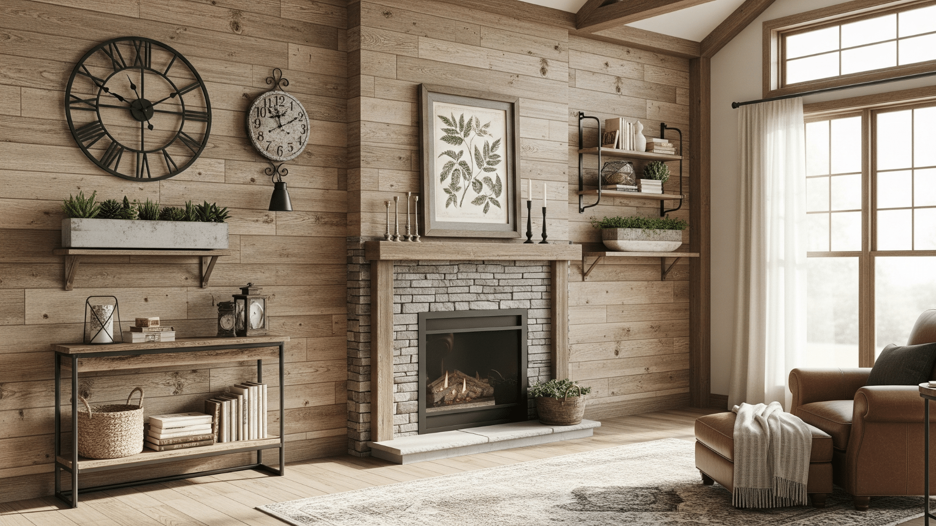 Shiplap Accent Walls