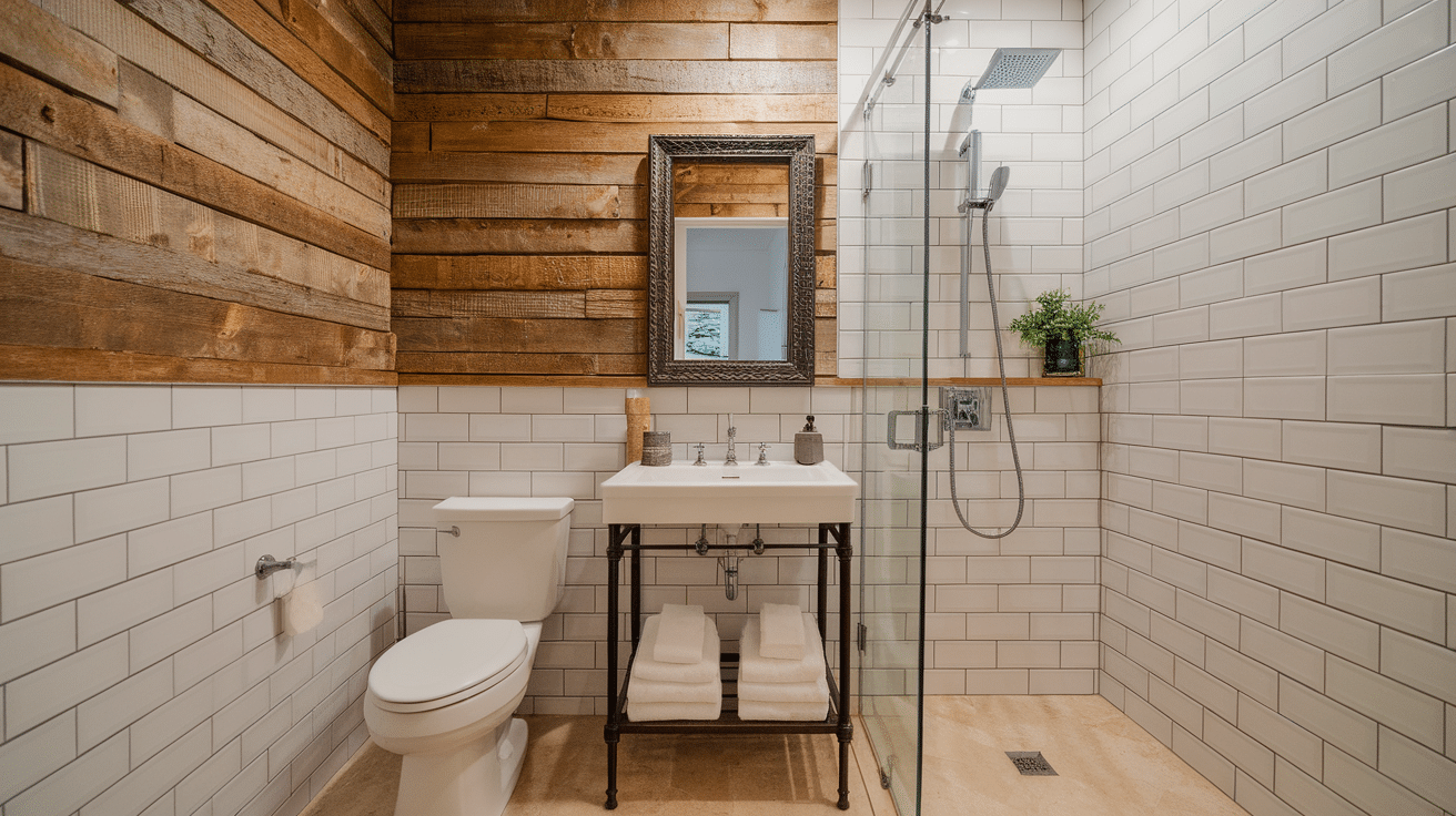 Shiplap with Tile