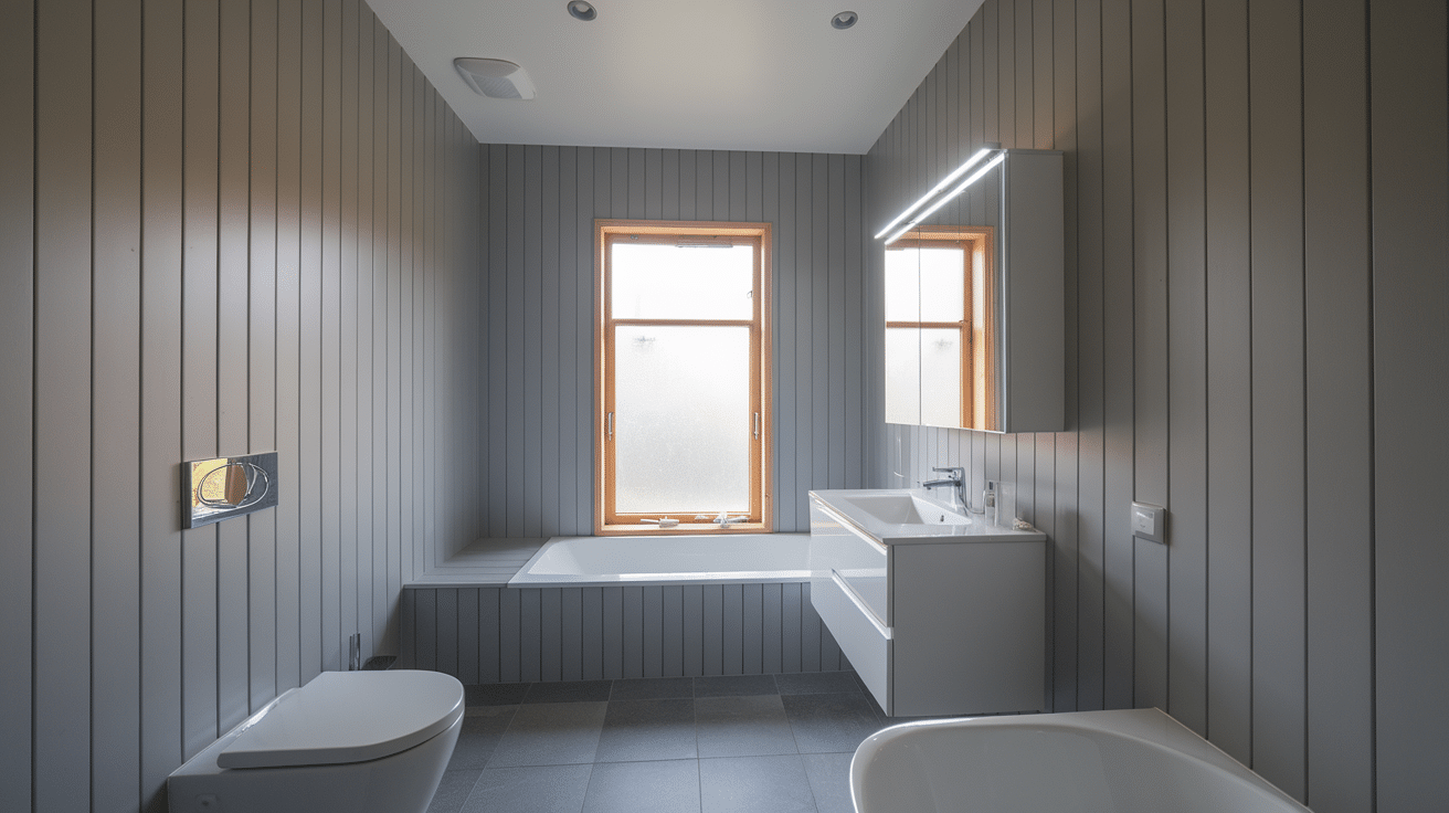 Shiplap with Vertical Lines