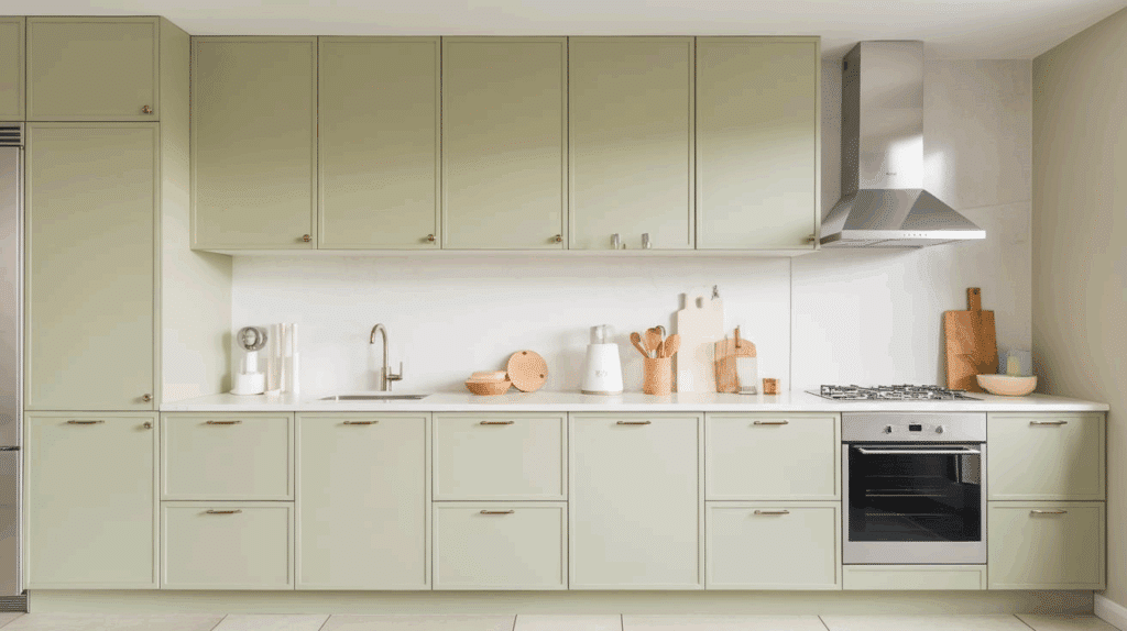 Slab-Cabinet-Doors-in-Sage