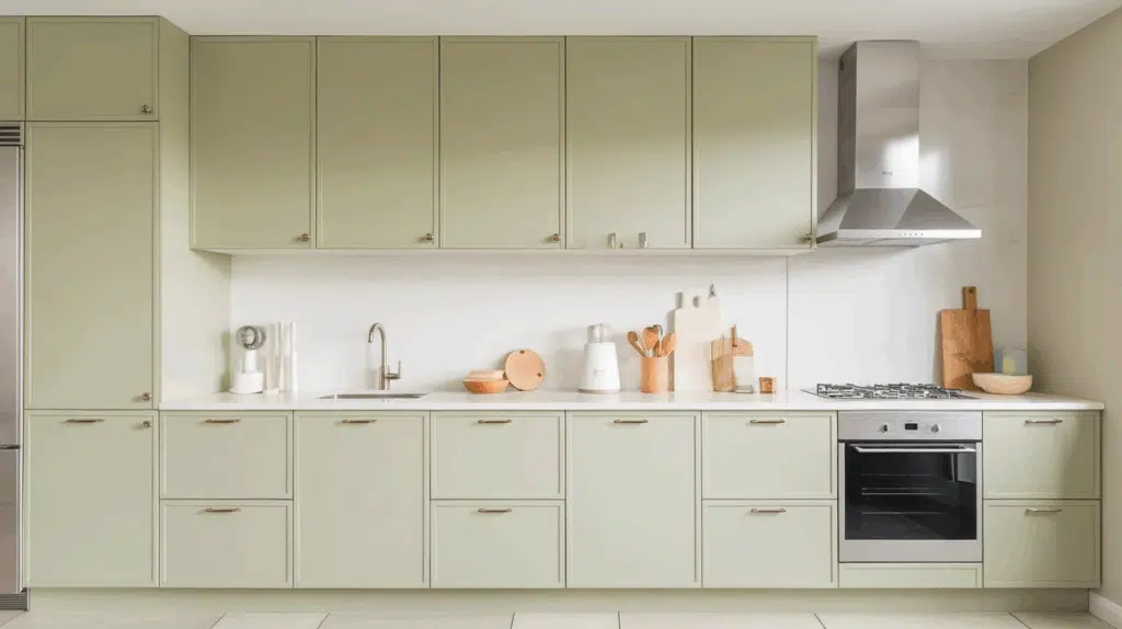 Slab-Cabinet-Doors-in-Sage