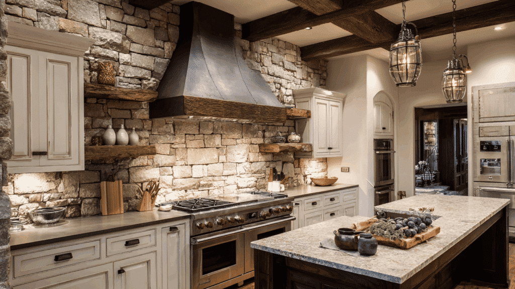 Stacked-Stone-Backsplash