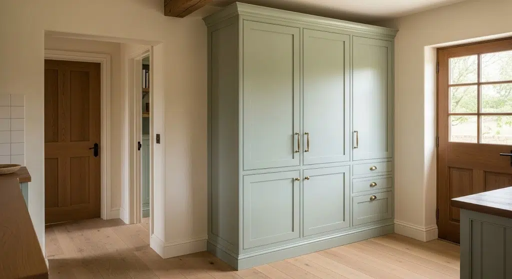 Tall-Pantry-Painted-in-Sage-Green