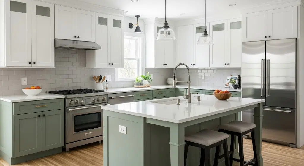 Two-Tone-Sage-Lowers-and-White-Uppers