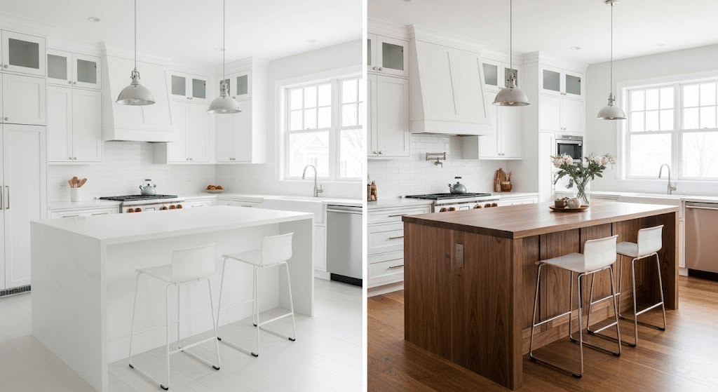 Walnut Island Elegance