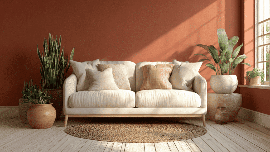 Warm-Terracotta-Accent-Wall