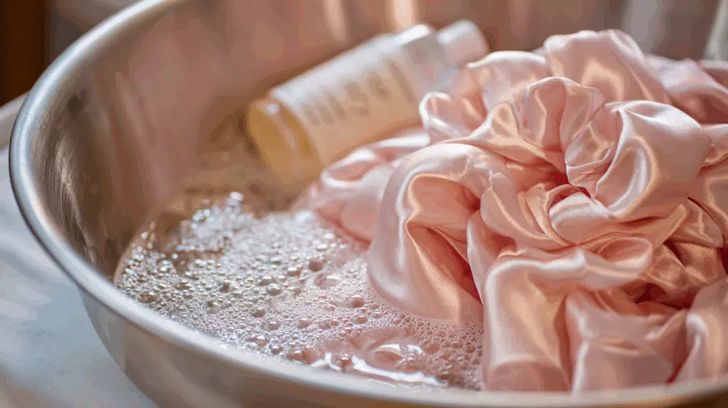 Wash Gently with a Silk-Safe Detergent