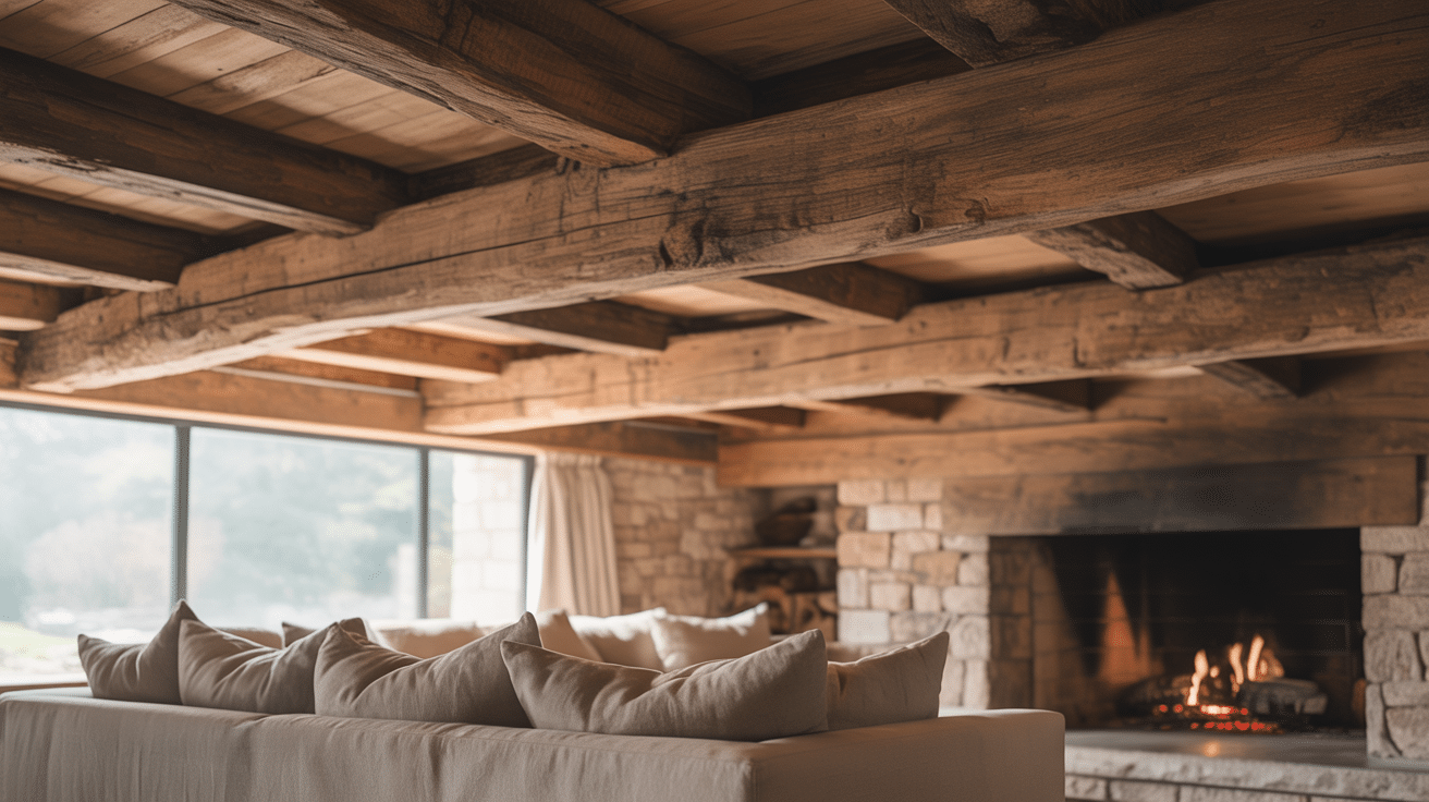 Weathered Wood Beam Ceilings