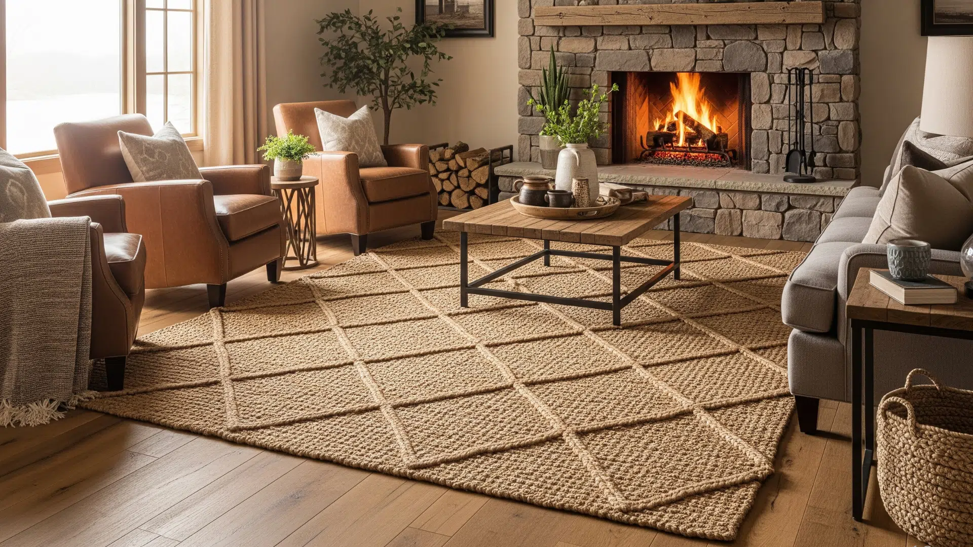 Woven Jute Area Rugs