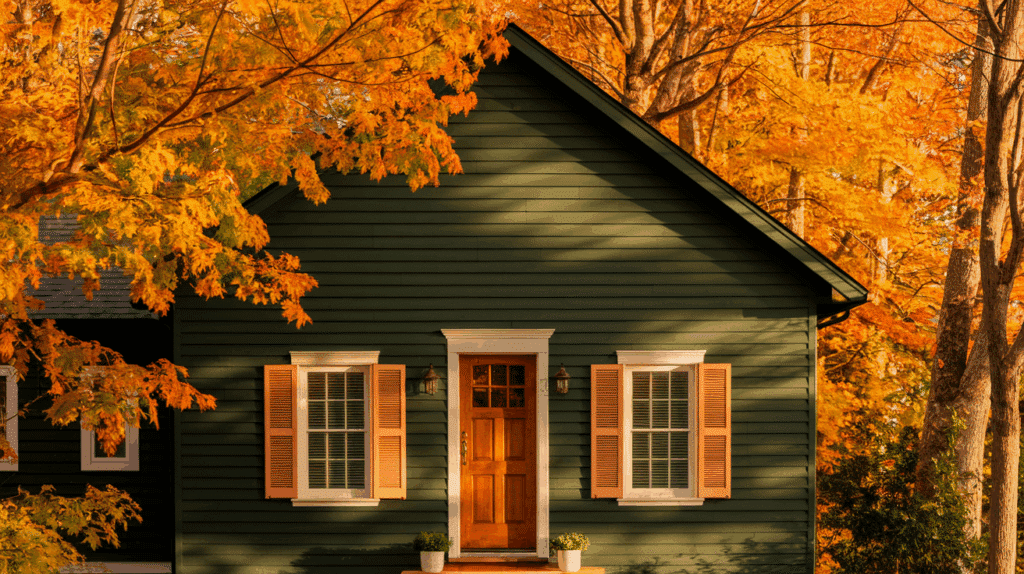 a-cozy-dark-green-home-exterior