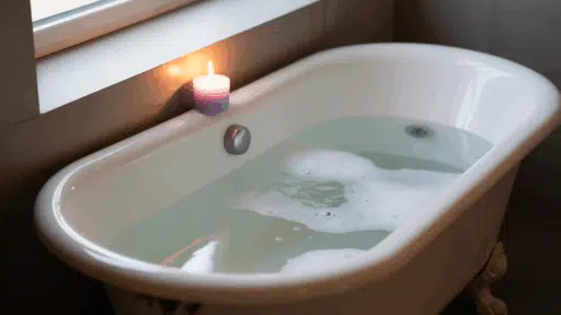 average bathtub size