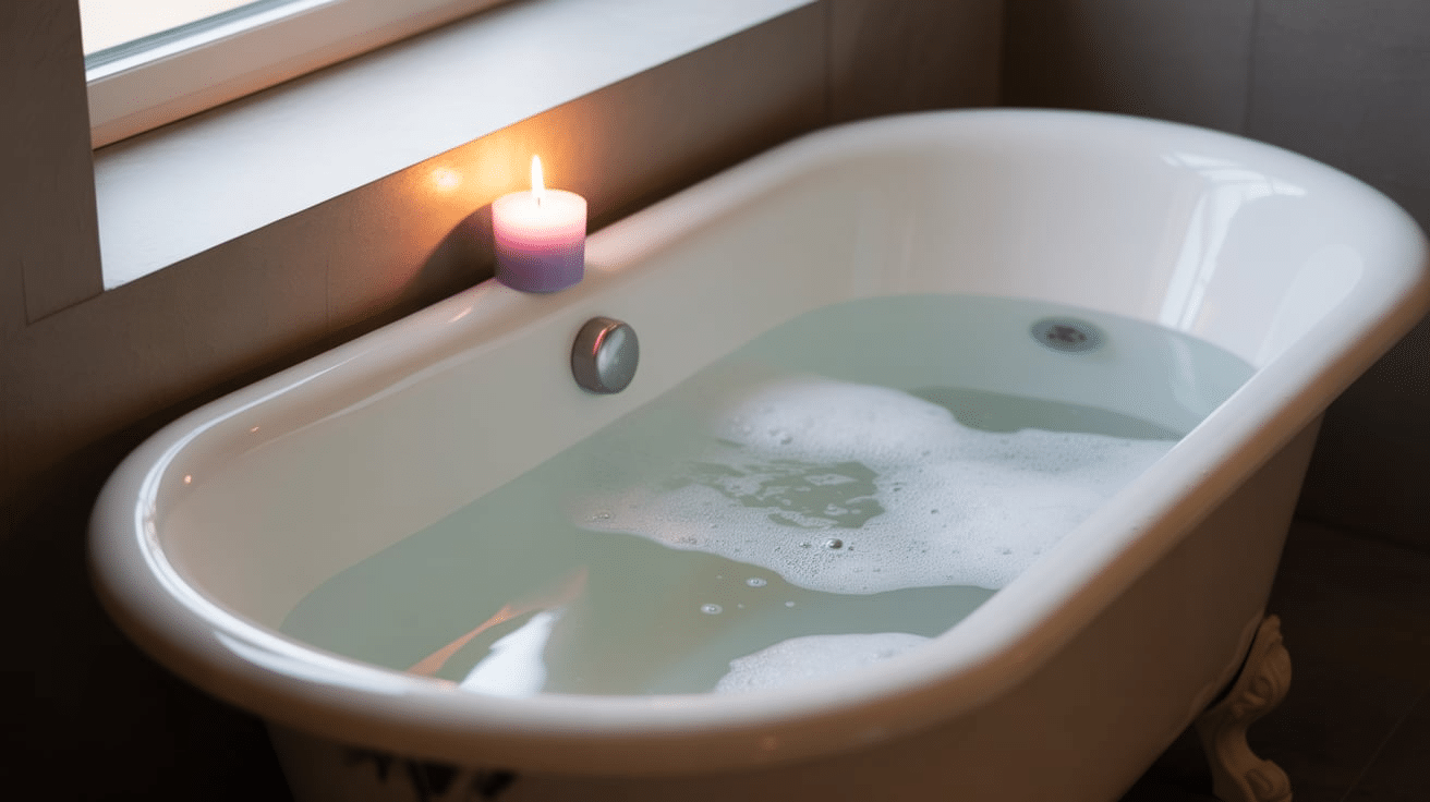 average bathtub size