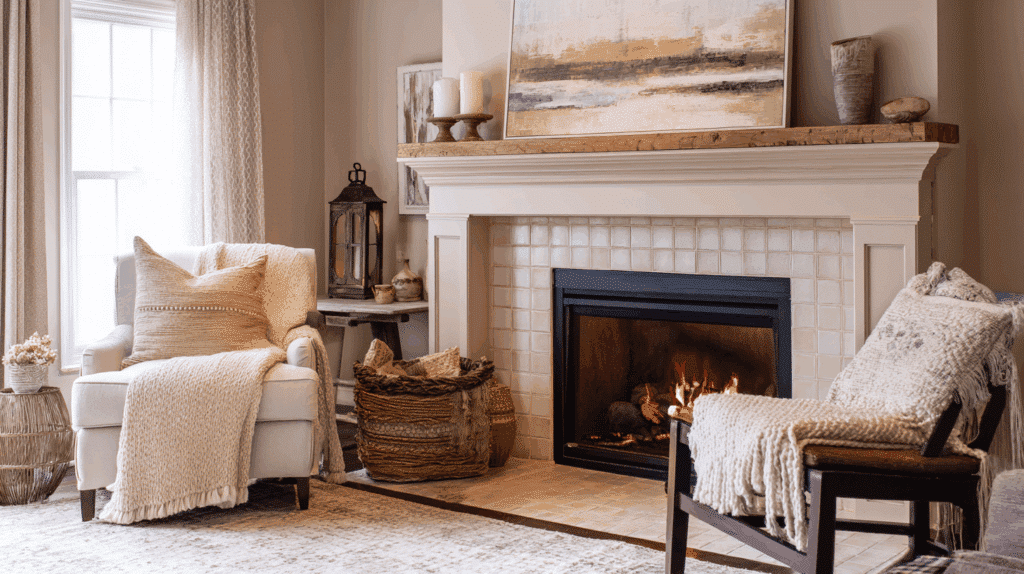 creamy-taupe-fireplace