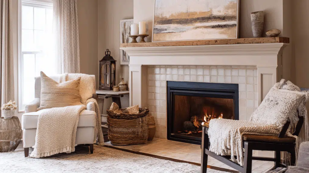 creamy-taupe-fireplace