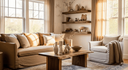 modern cottage interior