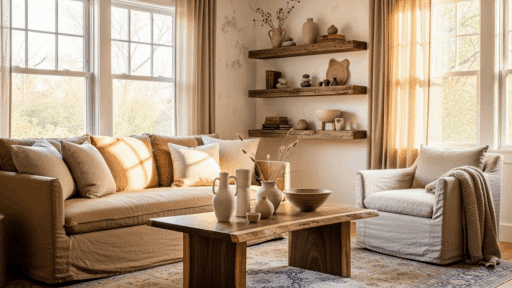 modern cottage interior