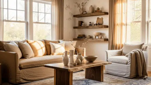 modern cottage interior