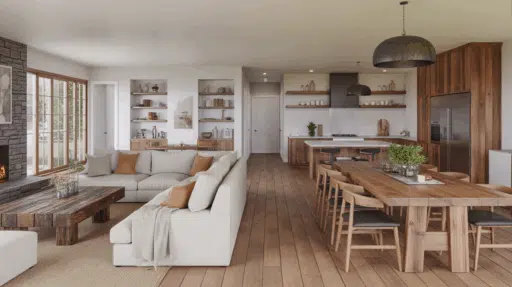 modern rustic decor