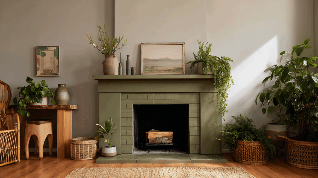 muted-olive-fireplace