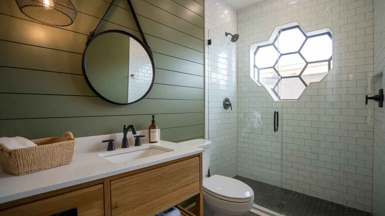 shiplap in bathroom