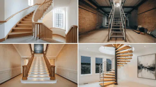types of staircases