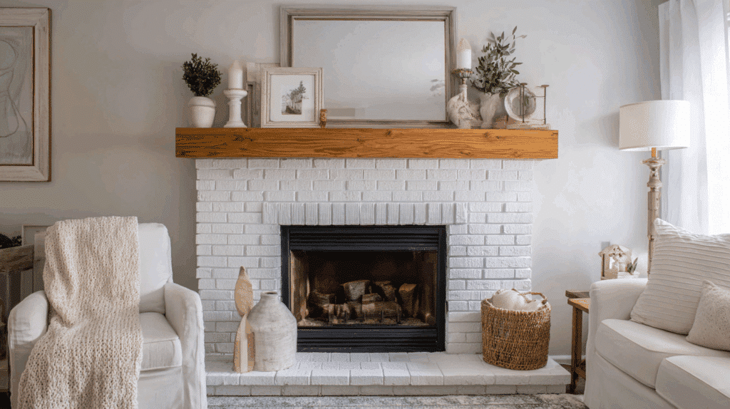 white-brick-fireplace