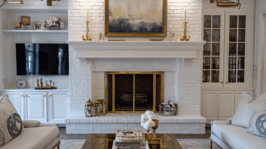 white-gold-fireplace