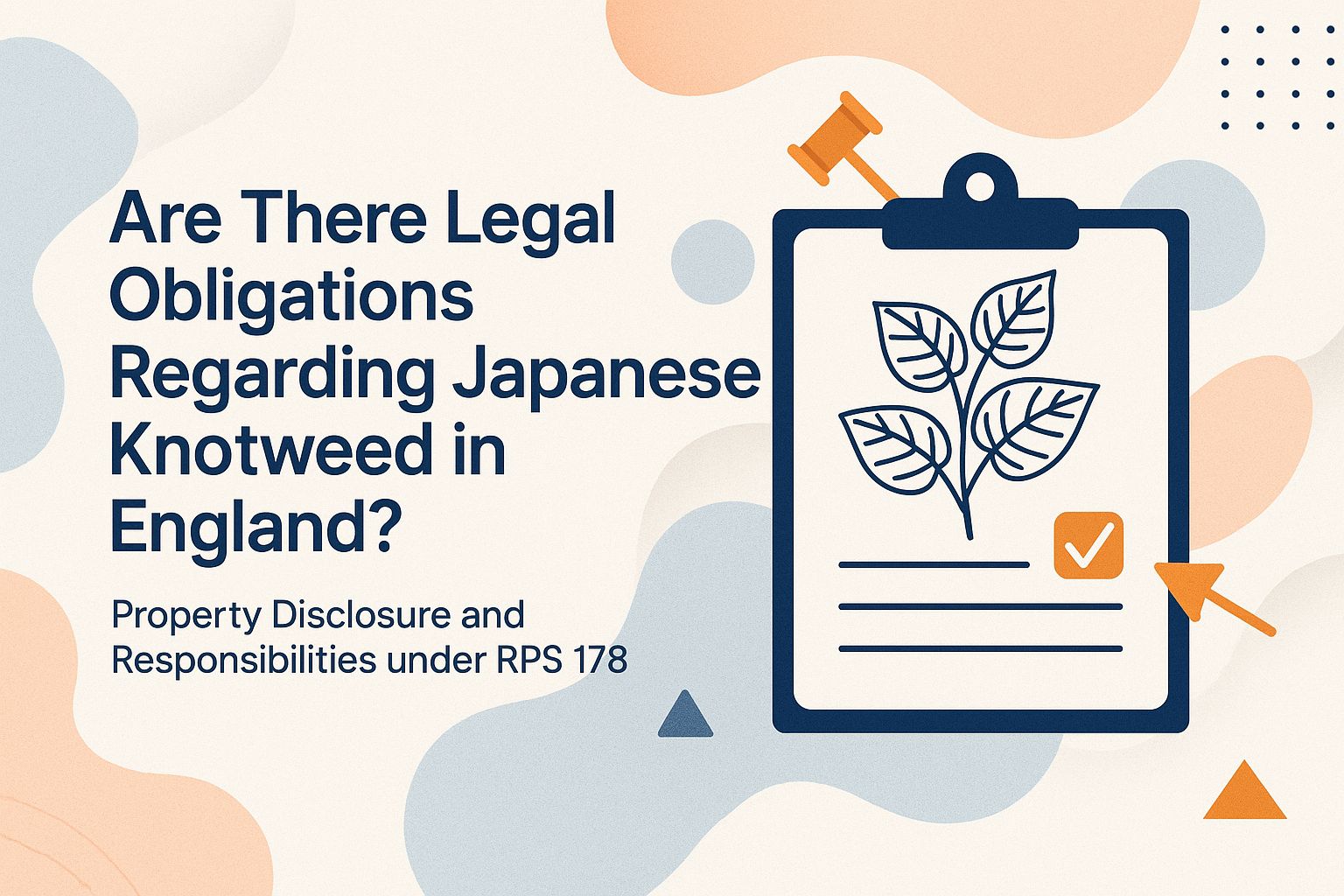 Are There Legal Obligations Regarding Japanese Knotweed in England?