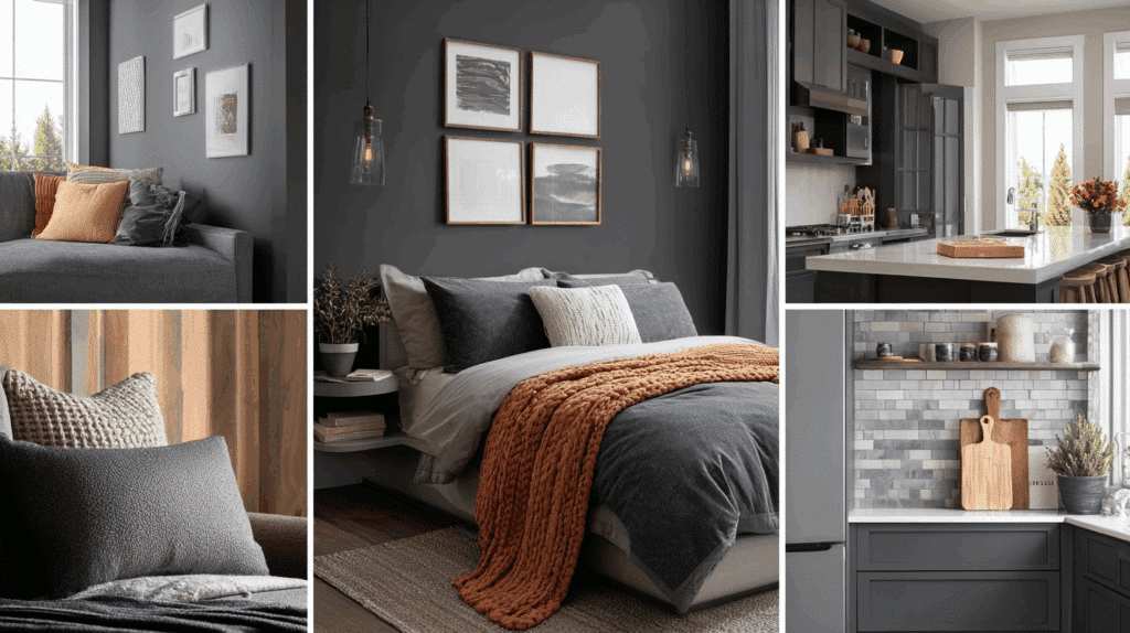 room ideas how to incorporate gray