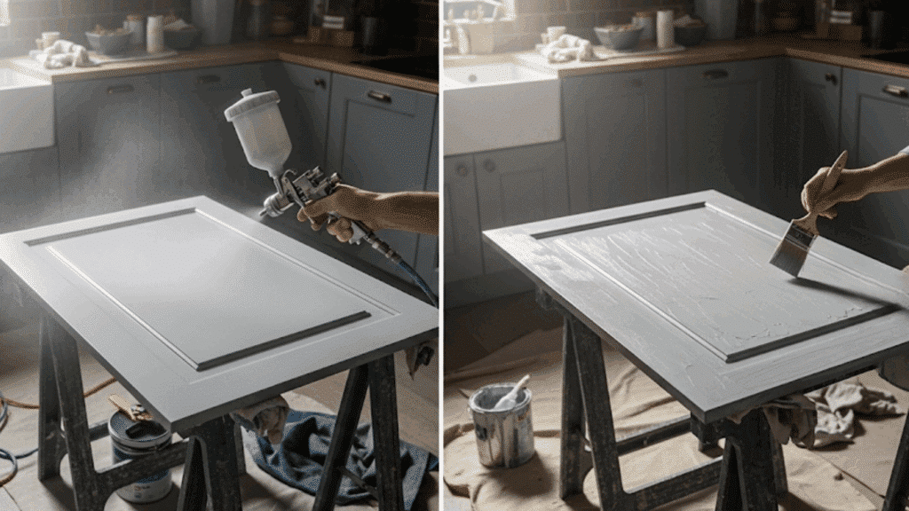 spray paint vs hand paint