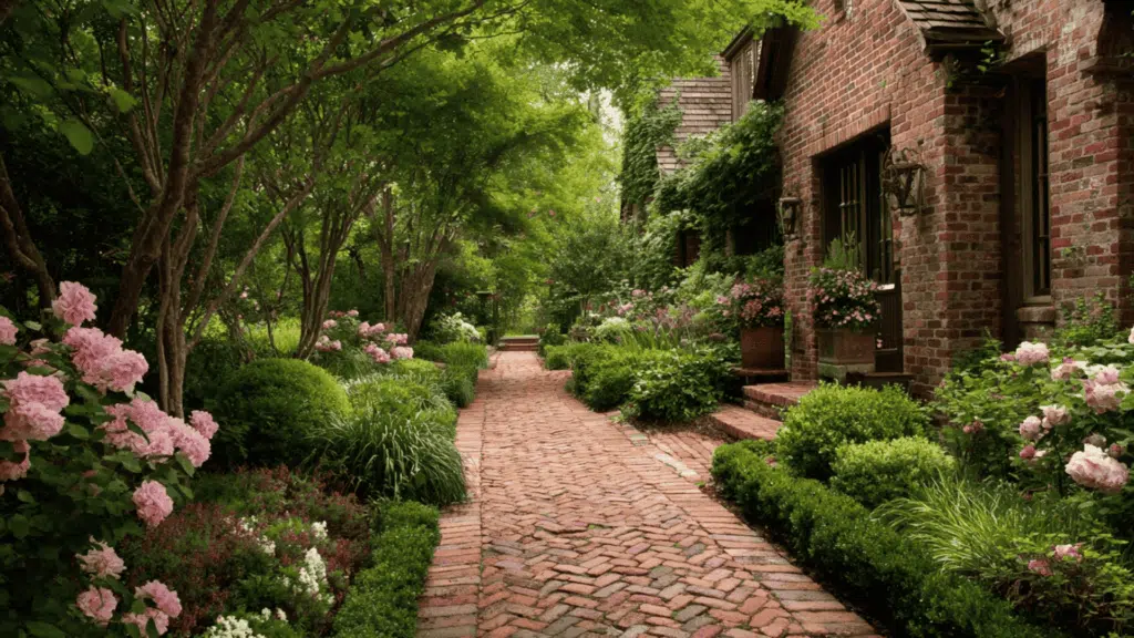 Brick pathways