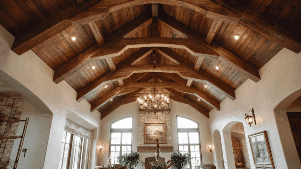Interior Exposed Ceiling Beams