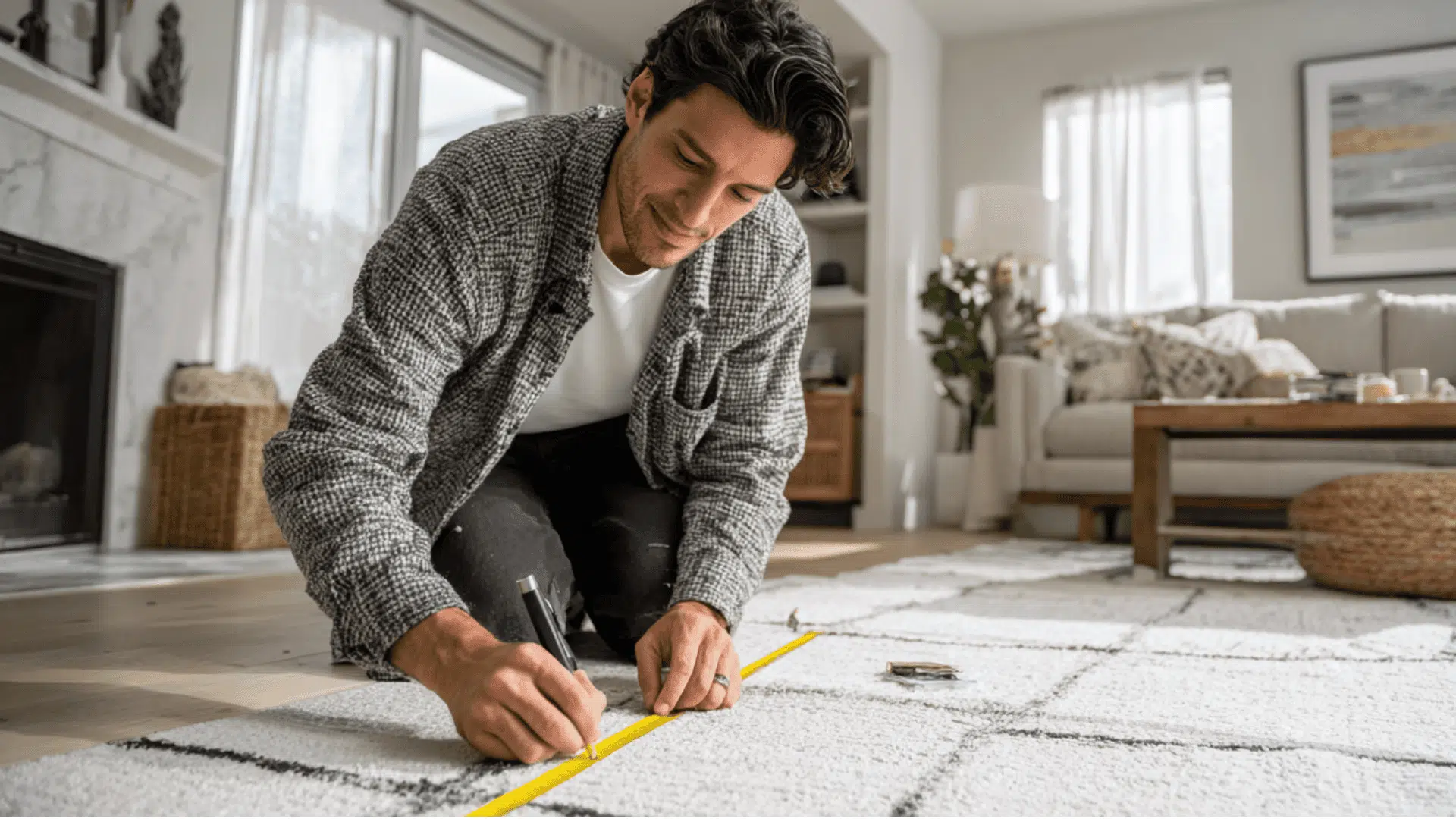 Room rug size caluclator