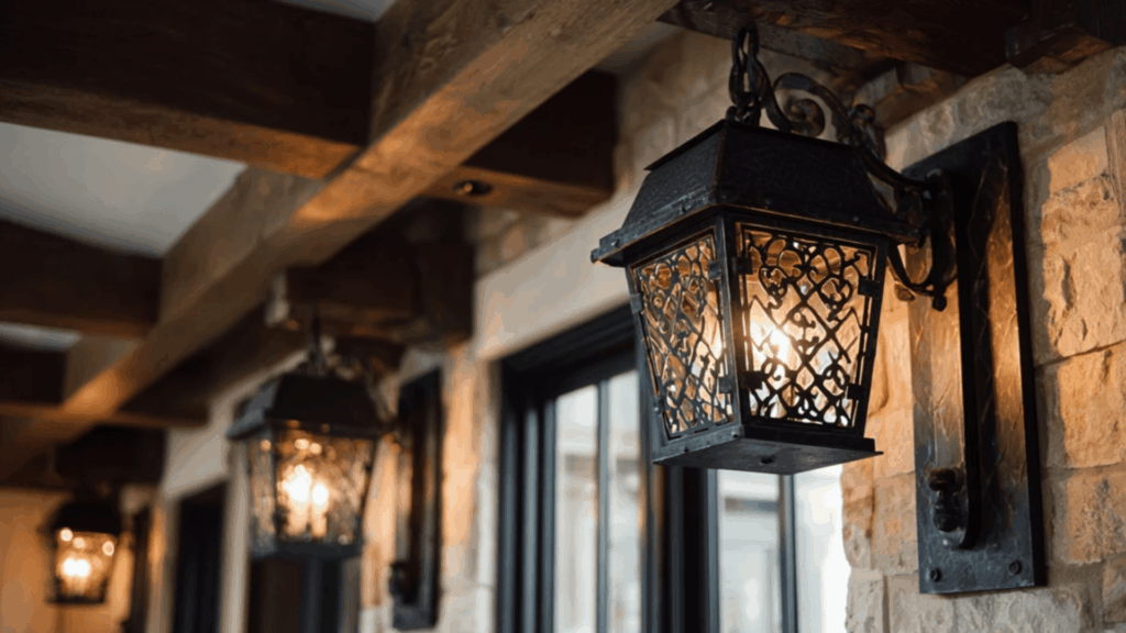 Wrought Iron Hardware and Lighting