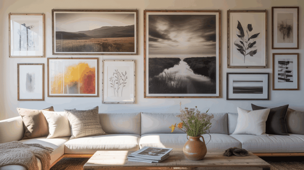 a photograph of a spacious barndominium