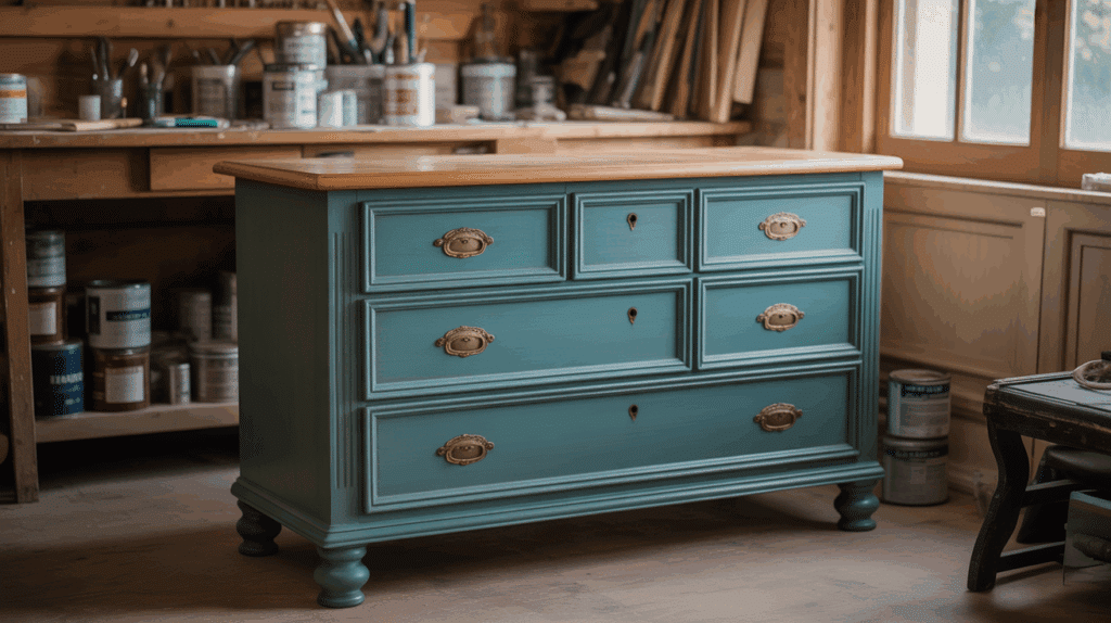 a photograph of a vintage wooden