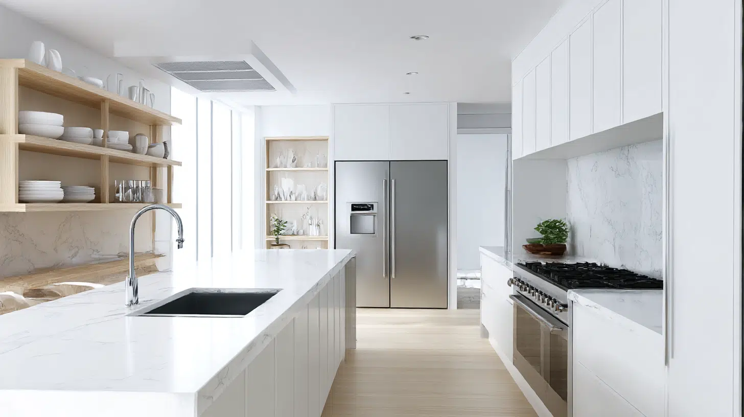 how deep kitchen cabinet should be