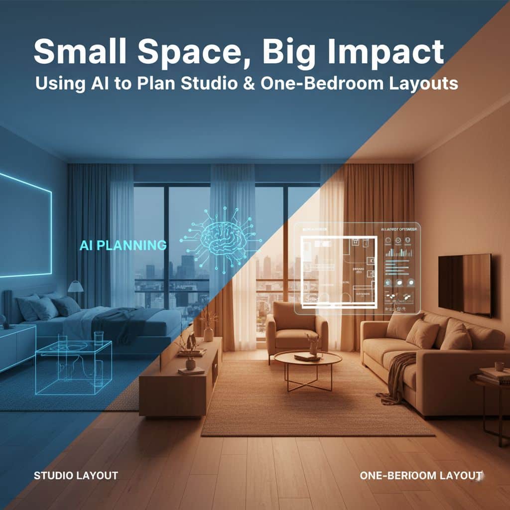 Small Space, Big Impact: Using AI to Plan Studio & One-Bedroom Layouts