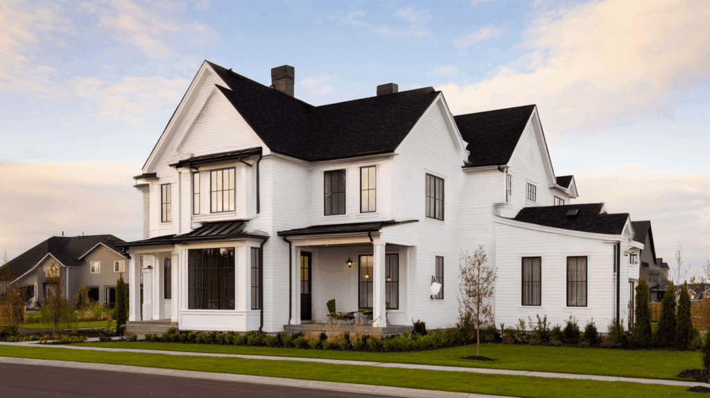 White House with Black Roof