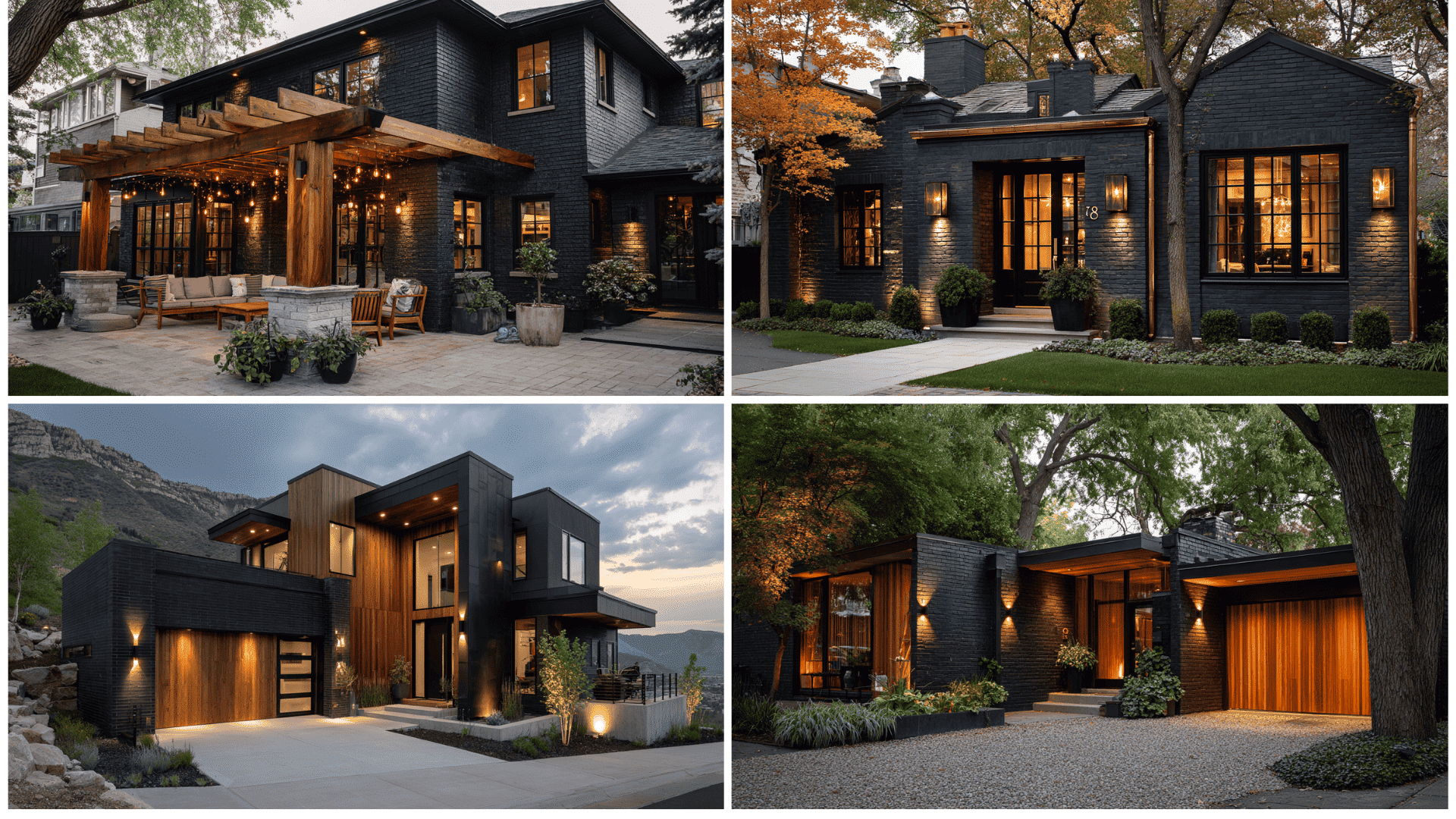 Black Brick House