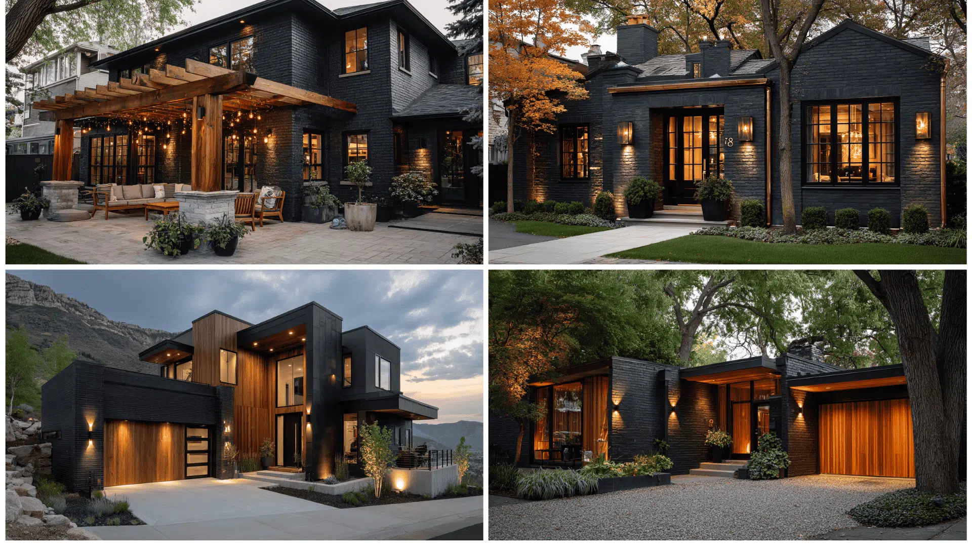 Black Brick House