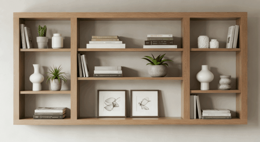Styled Wall Shelves or Niches