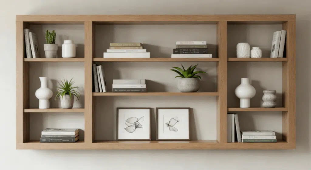 Styled Wall Shelves or Niches