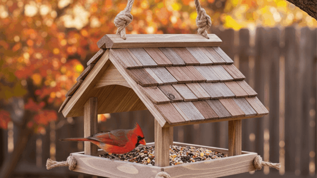 cedar shingle roof feeder