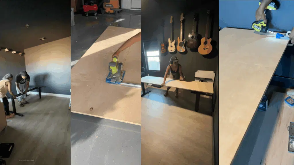 Cut and Build the Desktop

