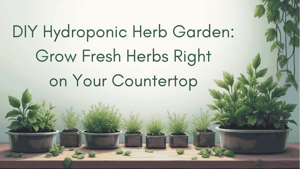 DIY Hydroponic Herb Garden: Grow Fresh Herbs Right on Your Countertop