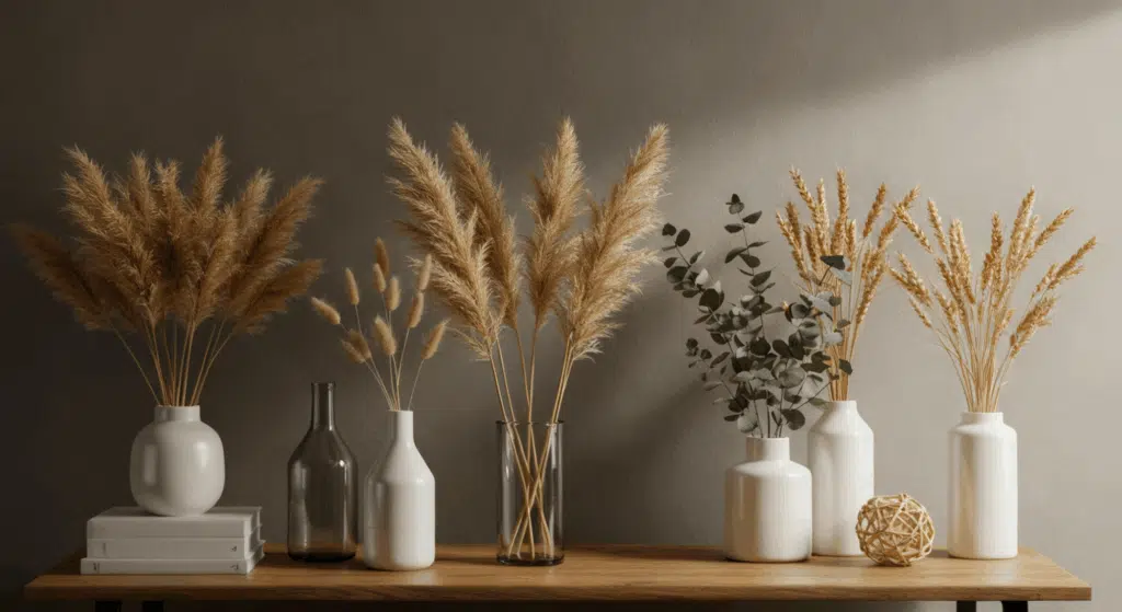 dried florals and branches