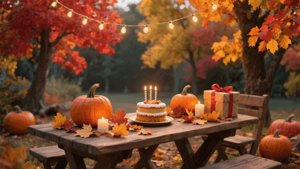 fall birthday party ideas
