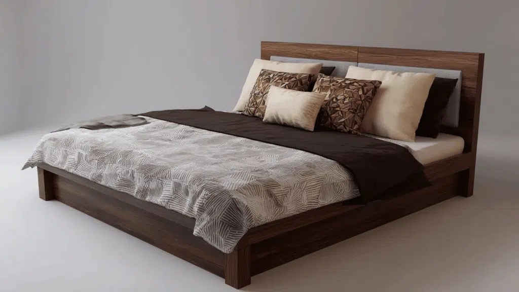 features of a 3 4 bed size