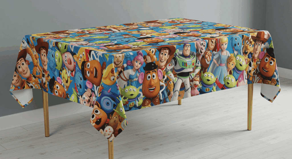 kids craft and candy themed table